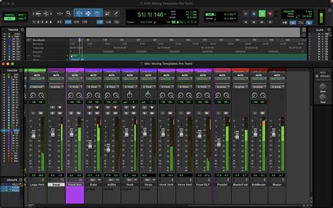 Pro Tools Mixing Templates DXT3R