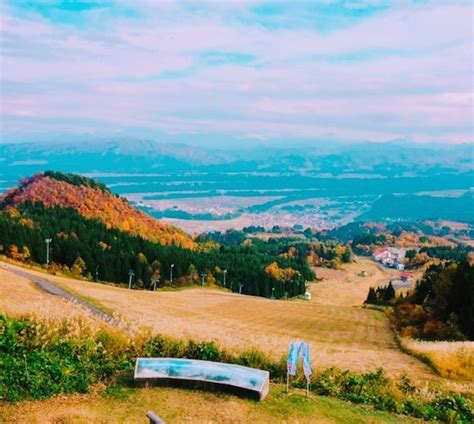 日本一の河岸段丘！津南スキー場から紅葉絶景！河岸段丘の展望台と棚田 観光スポット