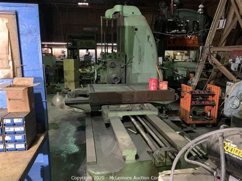 Mclemore Auction Company Auction Complete Liquidation Of Jandj Machine Shop Forklift Mills