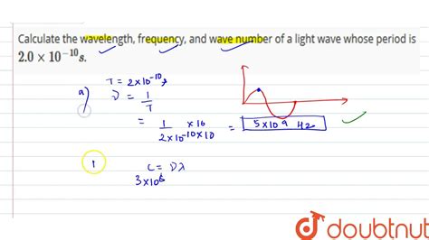 Calculate The Wave Number Of A Wave