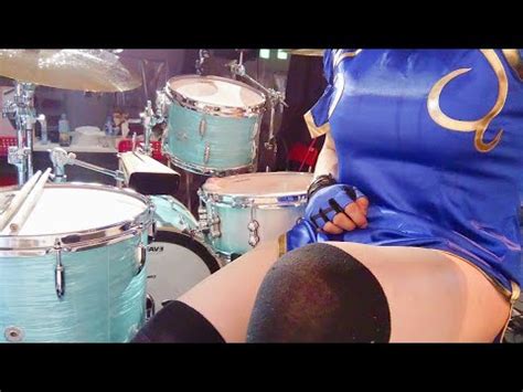 Cosplay Drum Solo 2022 Chun Li From Street Fighter V Halloween YouTube