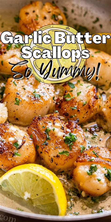 Garlic Butter Scallops Recipe Artofit