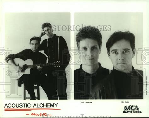 1989 Greg Carmichael And Nick Webb Of Acoustic Alchemy Historic Images