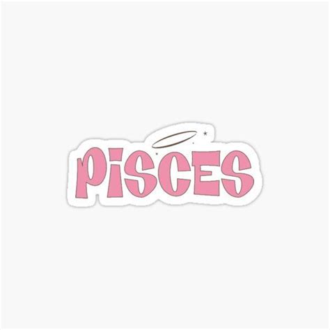 Bratz Pink Pisces Sign Sticker For Sale By Riley Preppy