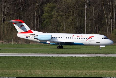 Oe Lfr Austrian Airlines Fokker F Mark Photo By Roland