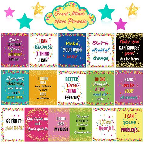 Buy Growth Mindset S Set Motivational Bulletin Board Display