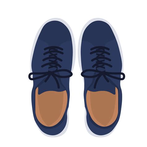 Men S Shoes Vector Stock Illustration A Pair Of Sneakers Poster For A