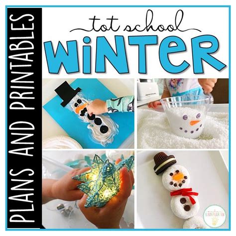 Tot School Winter Plans And Printables Mrs Plemons Kindergarten