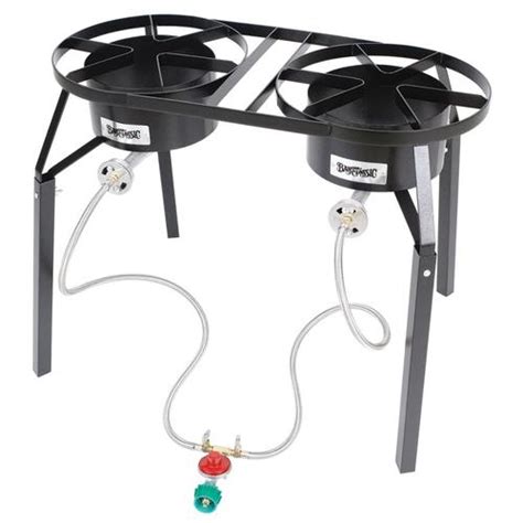 Bayou Classic 25 In Burner Propane 20 Lb Cylinder Manual Black Steel Outdoor Stove At