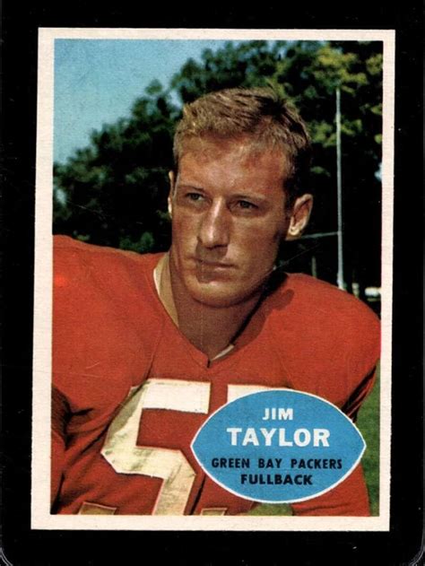 Amazon.com: 1960 TOPPS #52 JIM TAYLOR UER NM PACKERS HOF: Collectibles ...