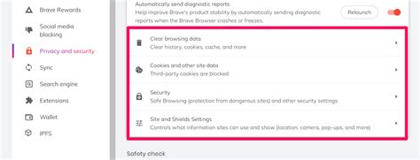 How to Configure Privacy Settings on Brave browser