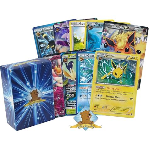 Buy Pokemon Eeveelution Card Lot Collection Featuring Eevee Plus