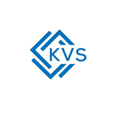 KVS letter logo design on white background. KVS creative circle letter ...