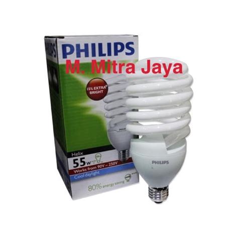 Jual Lampu Helix Bulbs Philips 55 Watt CDL Lampu Helix Lampu Helix