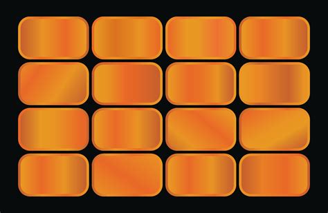 A Black Background With Orange Squares And The Gold Gradient Color