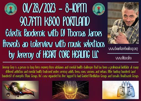 Eclectic Pandemic: Interview and music with Jeremy of Heart Core