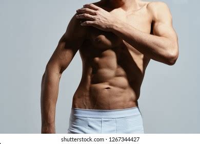 Male Athlete Strong Naked Body Stock Photo Shutterstock