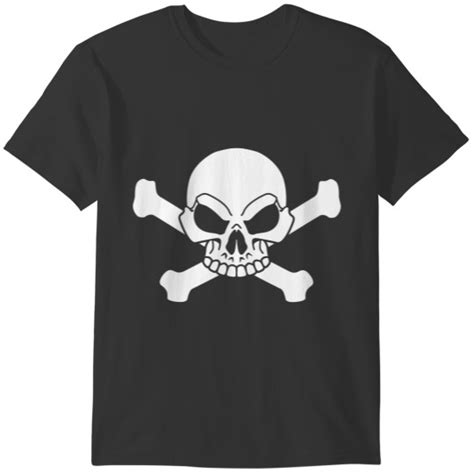 Mens Skull And Crossbones T Shirts Sold By Diego Patiño Sku 2664556 Printerval Uk