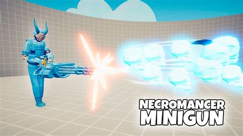 Necromancer Minigun Vs Every Faction Tabs Totally Accurate Battle