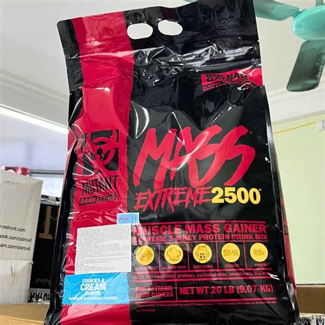 Mutant Mass Extreme 2500 20lbs Tăng Cân Thể Hệ Mới Giá Tốt