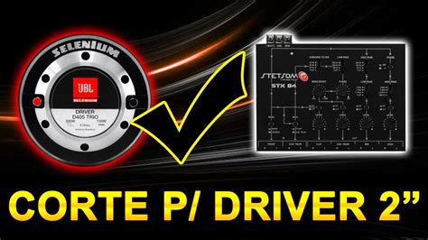 Corte de frequência e Crossover recomendado em Drivers de 2 polegadas