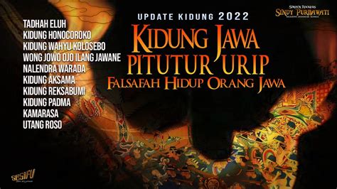 Album Kidung Jawa Pitutur Urip Filosofi Falsafah Hidup Orang Jawa