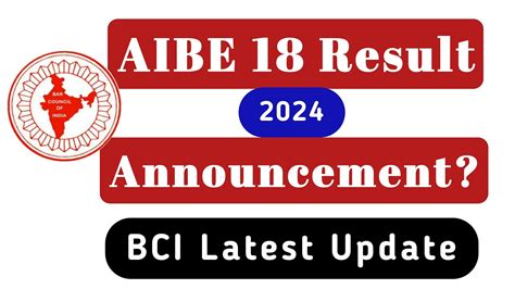 Aibe Exam Result Date Announced Aibe Result Aibe