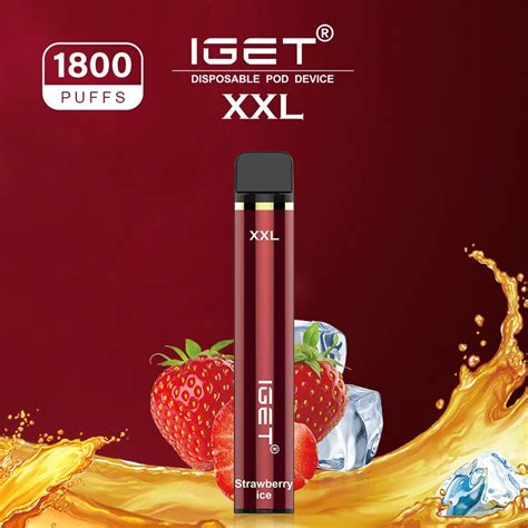 Wholesale Original Pre Filled 7ml Pod 950mah Battery Vape Pen Iget 1800 Puffs Disposable E