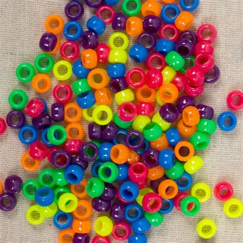 Neon Pony Beads Craft Project Ideas