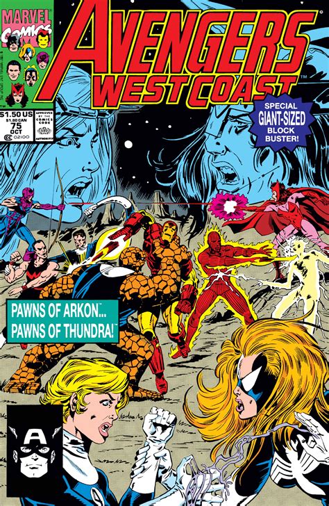 West Coast Avengers 1985 75 Comic Issues Marvel