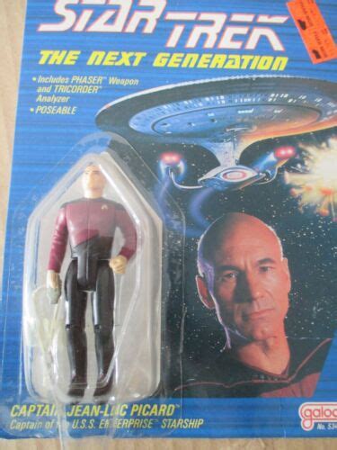 STAR TREK TNG ACTION FIGURE CAPTAIN JEAN LUC PICARD GALOOB 1988 NRFP