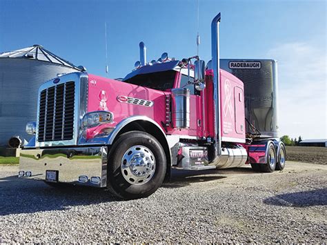 Purposefully Pink Pam Coxs Breast Cancer Awareness Peterbilt Is More