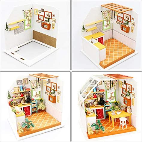 Rolife DIY Miniature House Kits, Tiny House for Adults to Build, Mayberry Street Miniature Model ...