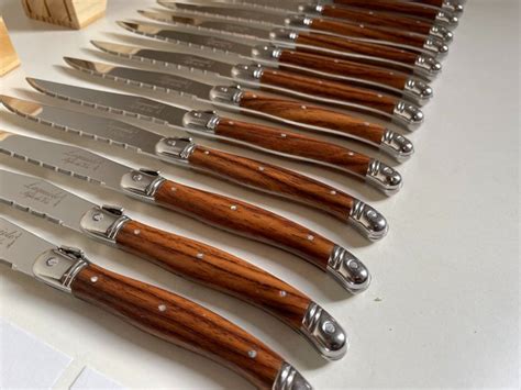 Laguiole Style De Vie Table Knife Set 18 Laguiole Steak Knives