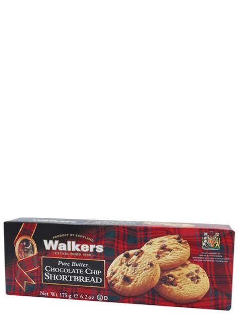 Walkers Pure Butter Chocolate Chip Shortbread 175g