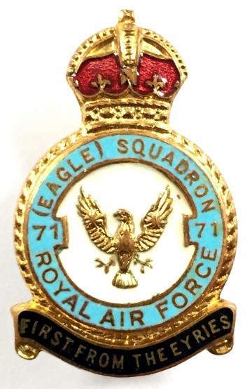 Sally Bosleys Badge Shop RAF No 71 Squadron Royal Air Force Badge C1940