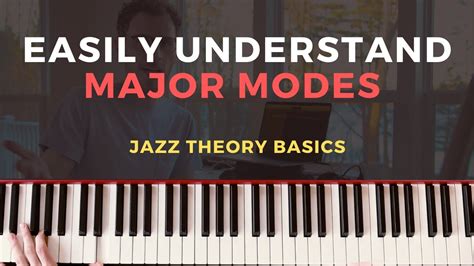 MAJOR MODES EASY TUTORIAL: Ionian, Dorian, Phrygian, Lydian, Mixolydian ...