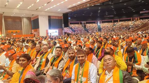 Sikkim Bjp Delegation Attends National Council In Delhi To Discuss