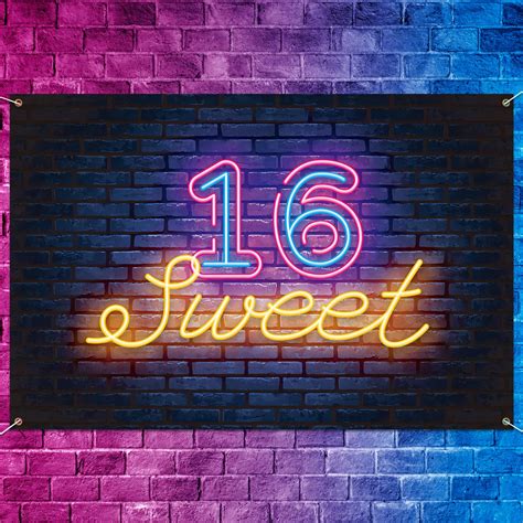 Sweet 16 Neon Party Ideas