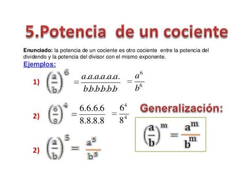 Propiedades De La Potencia