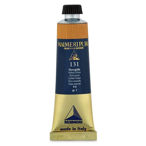 Maimeri Puro Oil Color Yellow Ochre 40 Ml Tube Michaels