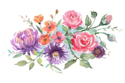 Watercolor Daisy Png Set Graphic By Mystocks Creative Fabrica