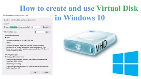 How To Create Virtual Hard Disk In Windows Create Virtual Disk Vhd