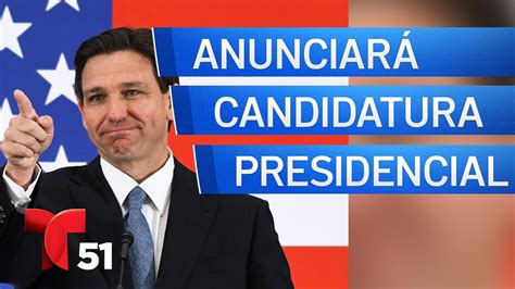 Gobernador Desantis Muy Cerca De Anunciar Su Candidatura Presidencial