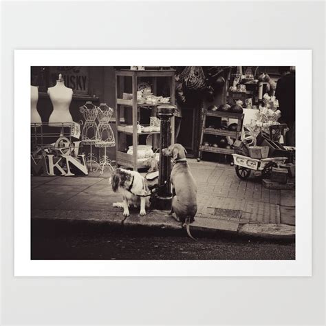 Portobello market Art Print by Serena Cevenini | Society6