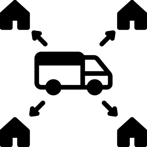 solido icono  distribucion  vector en vecteezy