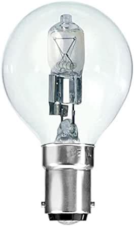 W W Halogen Golf Ball Light Bulb B Sbc Small Bayonet Cap V