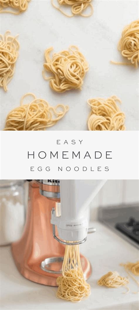 Learn How To Make Egg Noodles In Just A Few Minutes With Three Staple Ingredients These Easy