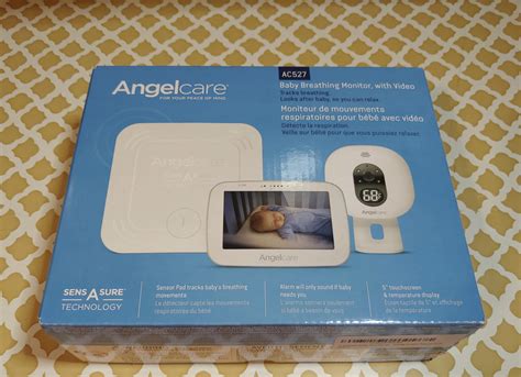 Angelcare Baby Monitor (Ac527) with Video and breathing Sensor Pad ...