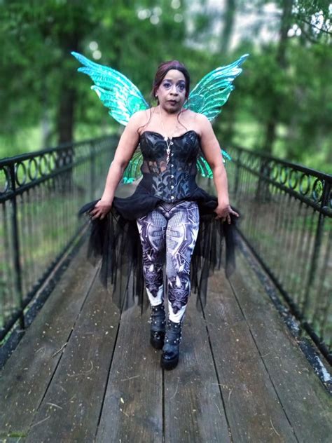 Iridescent Dark Fairy Wings Etsy